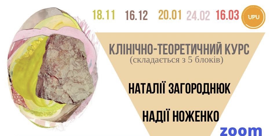 Клінічно-теоретичний курс "Психоаналітичний супровід немовлят, як частина міждисциплінарної роботи. Особливості супровіду немовлят та дітей раннього віку під час війни." 5 блоків